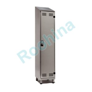 کمد لباس یک سلوله با سقف شیبدار استیل