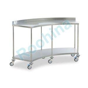 میز منحنی ساده استیل