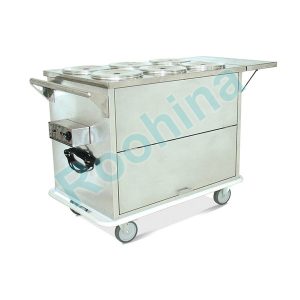 ترالی گرم آشپزخانه استیل