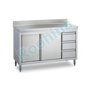 کابینت زمینی استیل