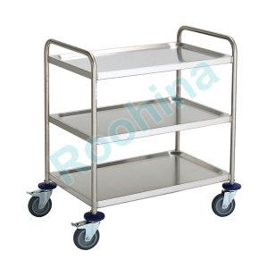 ترالی سه طبقه استیل