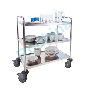 ترالی حمل ظروف سه طبقه