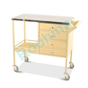 ترالی دو طبقه با چهار کشو گالوانیزه