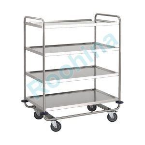 ترالی چهار طبقه استیل