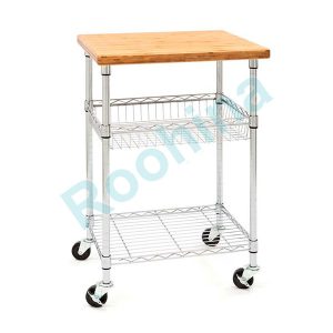 ترالی حمل پک پرتابل با رویه چوبی