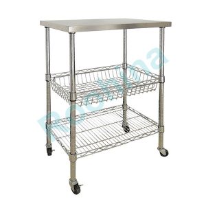 ترالی حمل پک پرتابل با رویه استیل