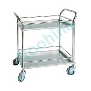 ترالی دو طبقه گارد دار استیل